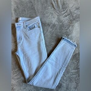 Hudson Jeans Light Wash Cropped Denim
